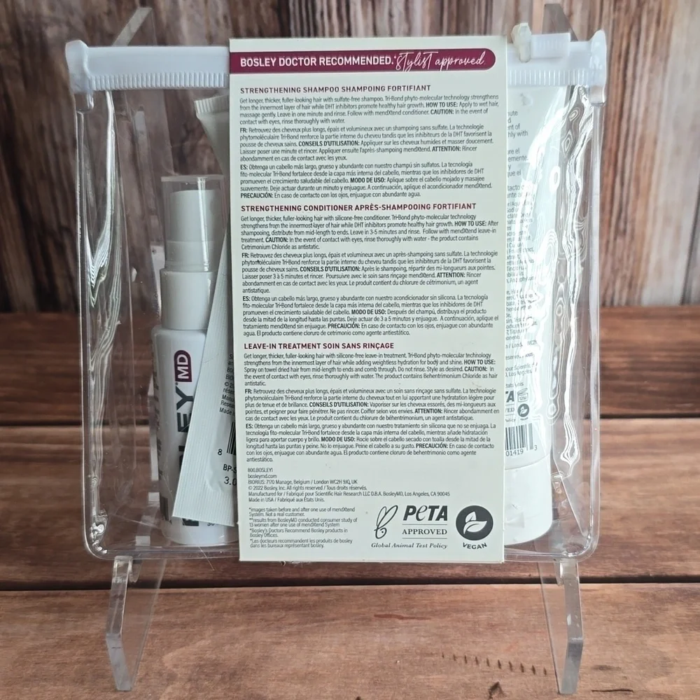 NWT-BOSLEY MD MINI HAIR STATER KIT